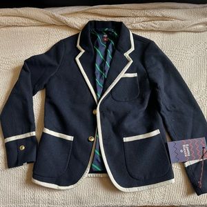 Navy Blue Blazer Kids Sz Medium by Rowing Blazers.  
New with tags